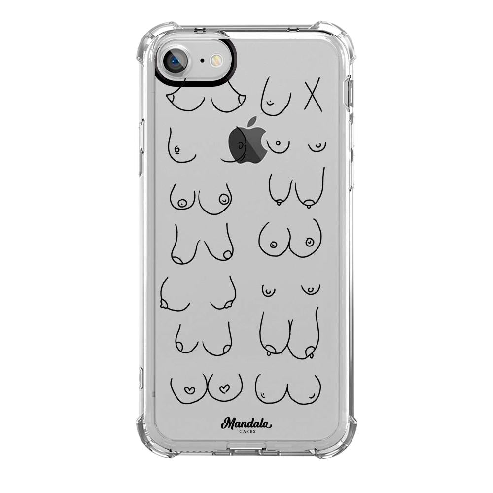 Estuches para iphone SE 2020 - Boobs Case  - Mandala Cases