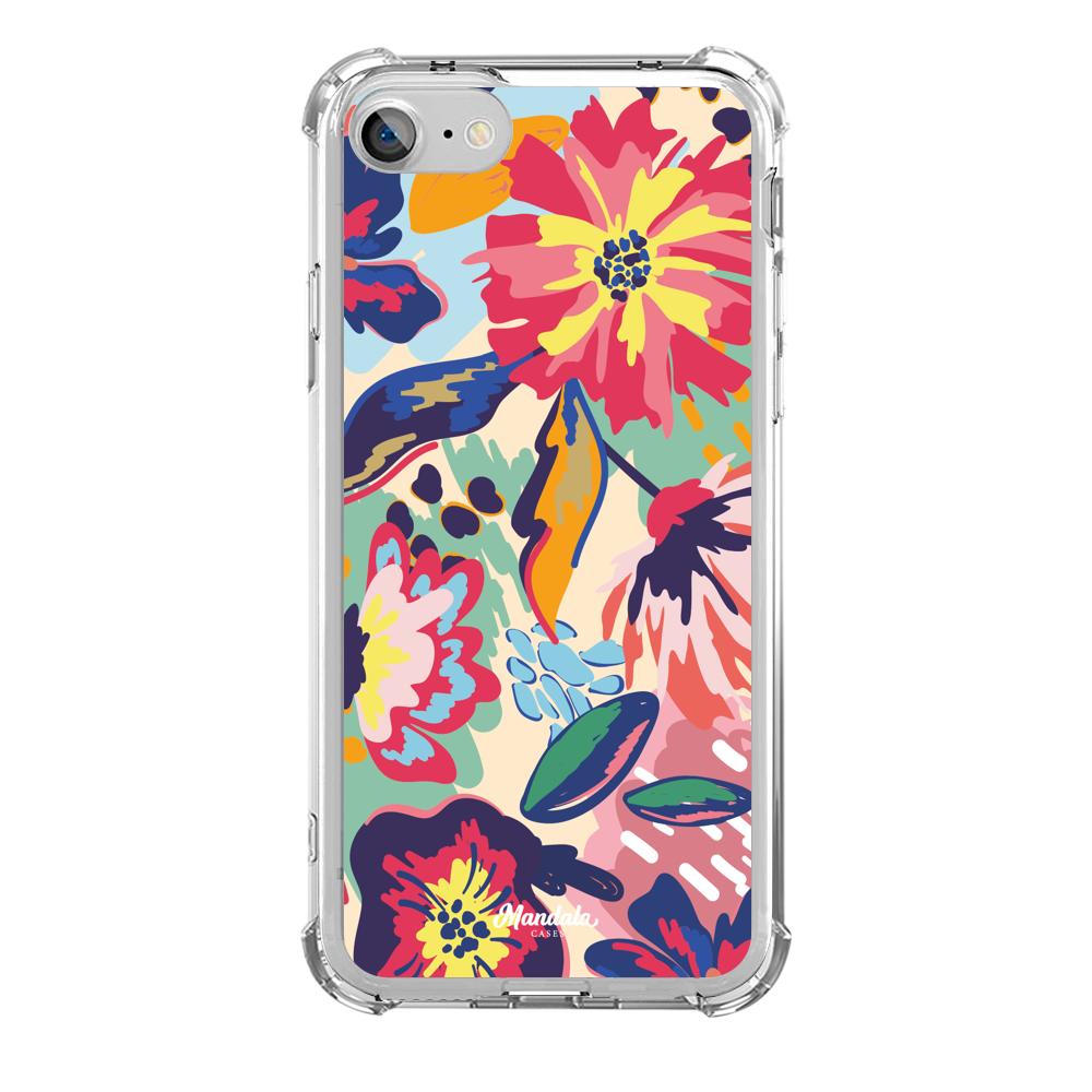 Estuches para iphone SE 2020 - Colors Flowers Case  - Mandala Cases