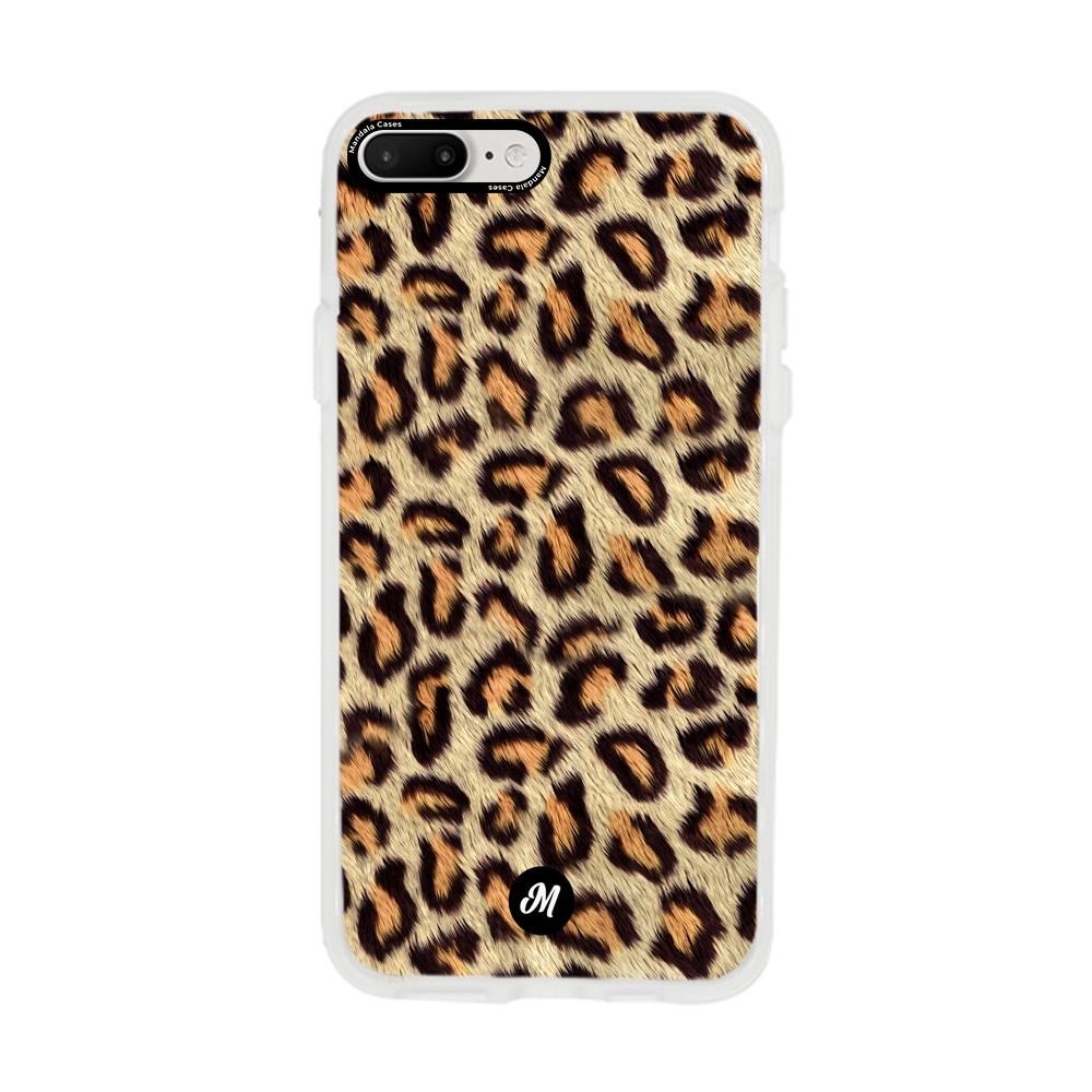 Funda Leopardo Peludo iPhone