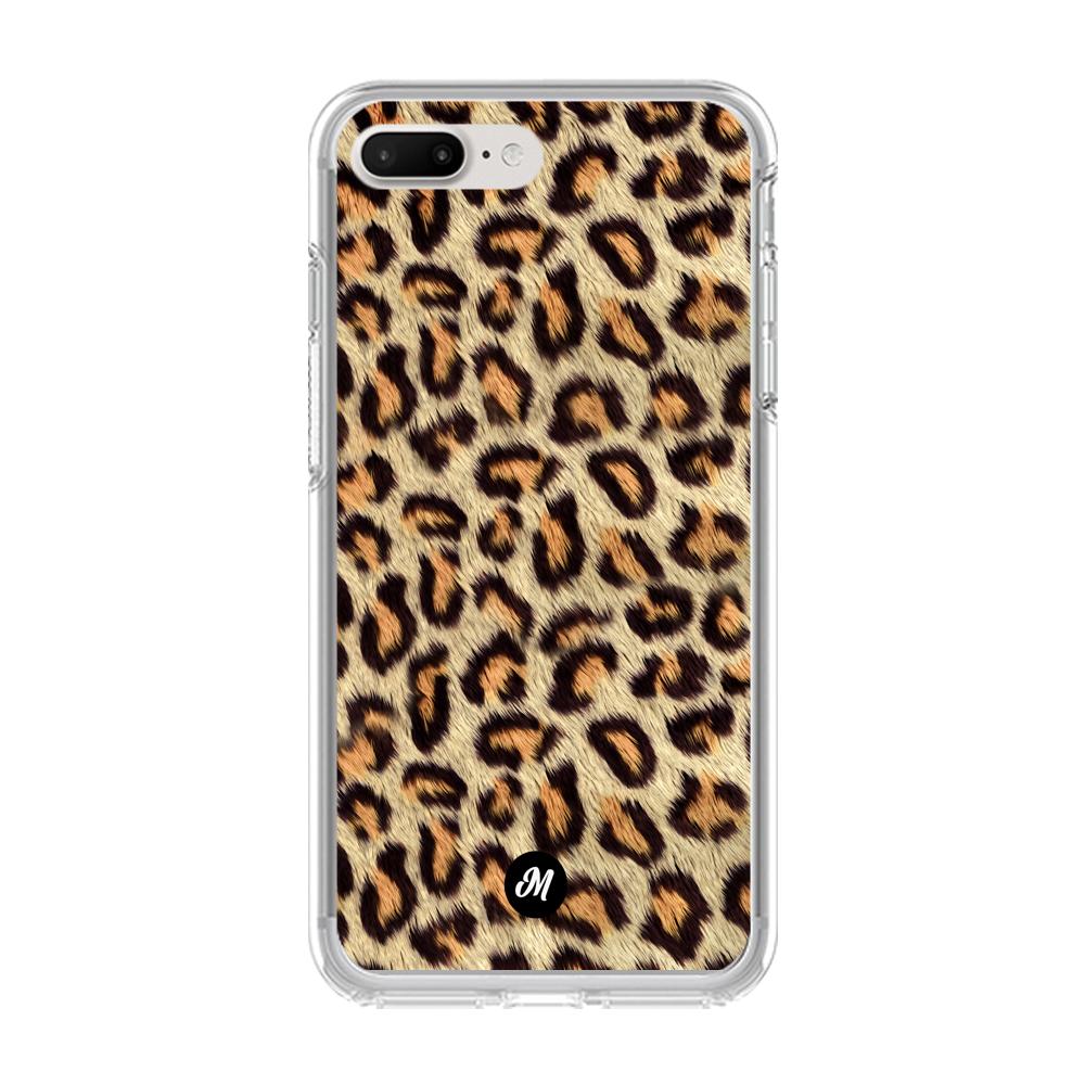 Funda Leopardo Peludo iPhone