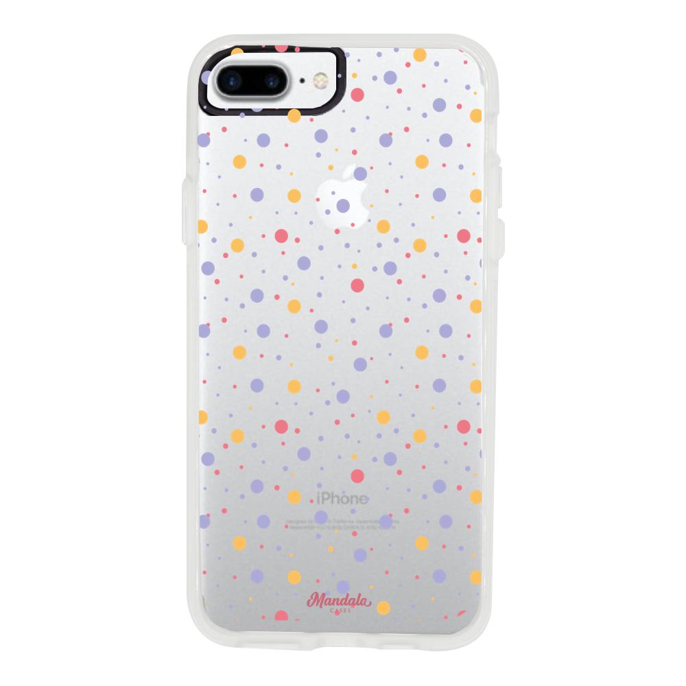 Case para iphone 8 plus puntos de coloridos-  - Mandala Cases