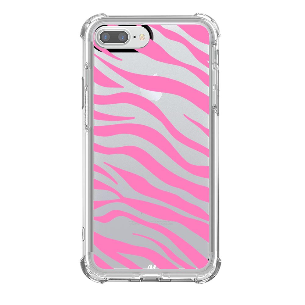 Case para iphone 8 plus Zebra Rosada - Mandala Cases