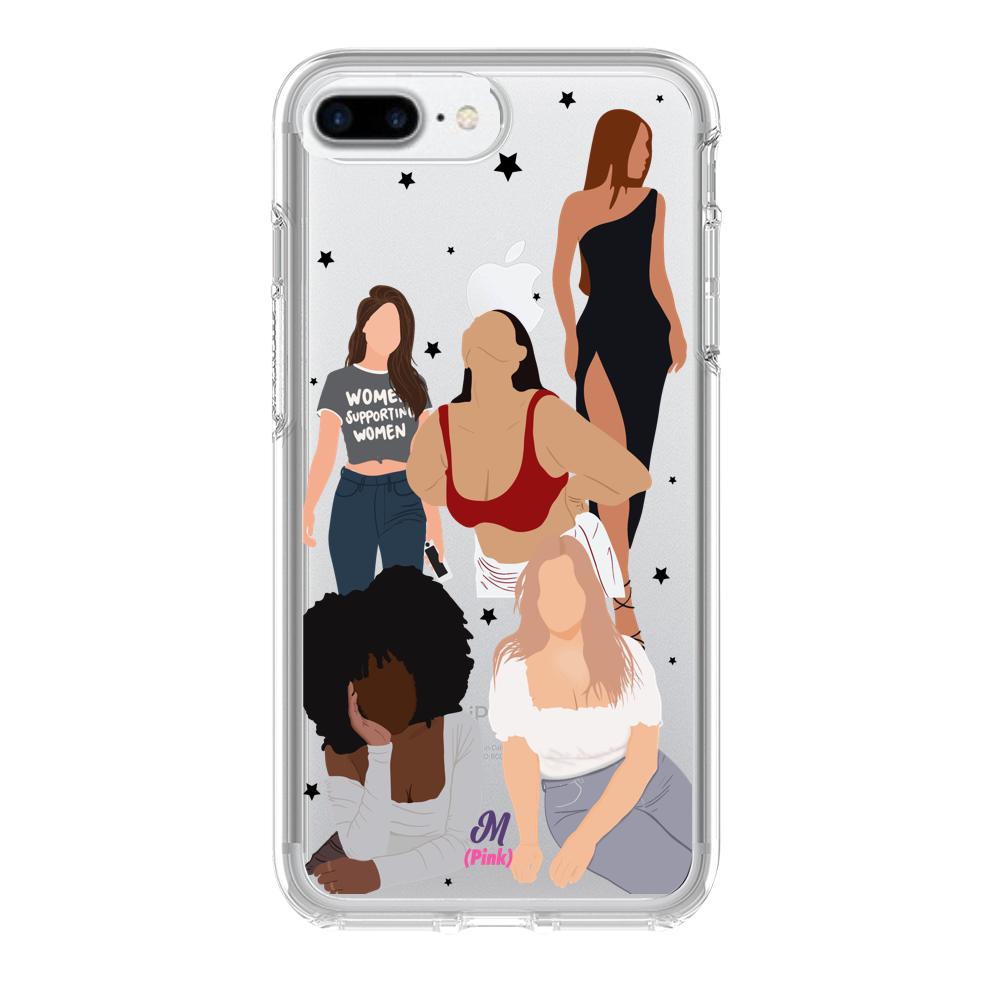 Case para iphone 8 plus de Apoyo Femenino - Mandala Cases