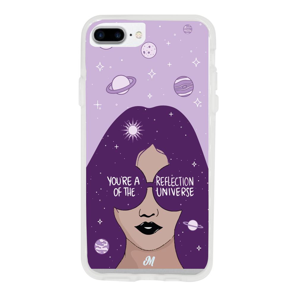 Case para iphone 8 plus Reflection Girl - Mandala Cases