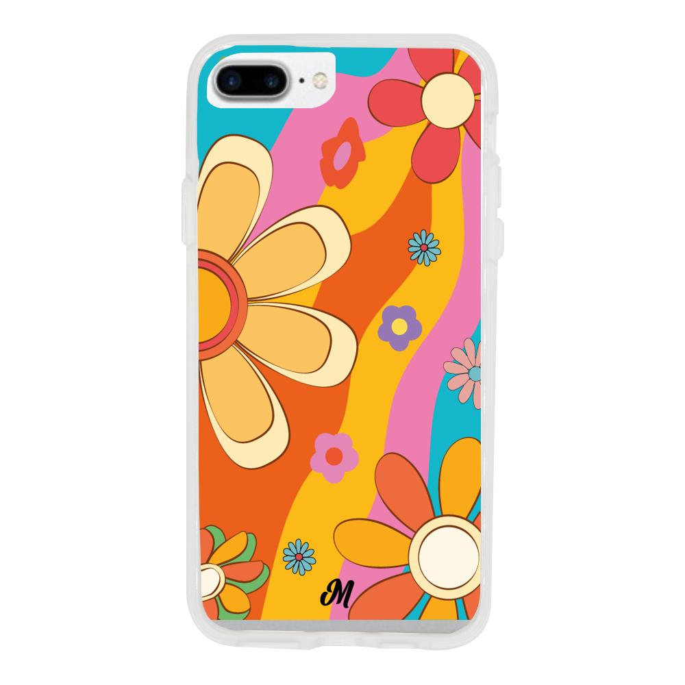 Case para iphone 8 plus Hippie Flowers - Mandala Cases