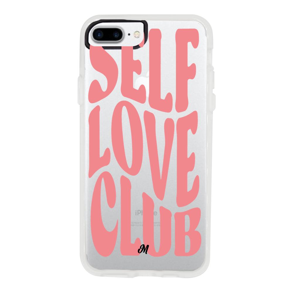 Case para iphone 8 plus Self Love Club Pink - Mandala Cases