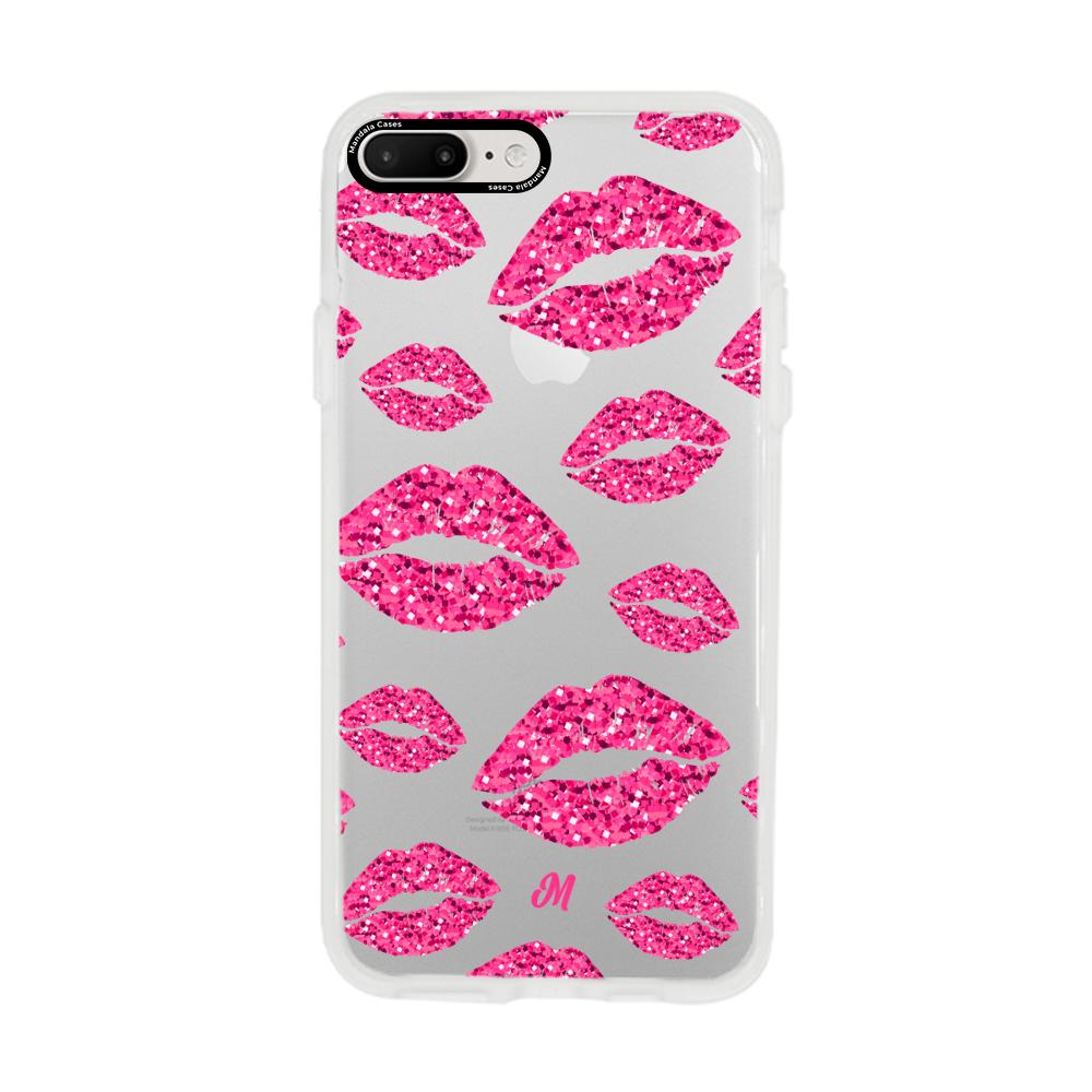 Case para iphone 8 plus Glitter kiss - Mandala Cases