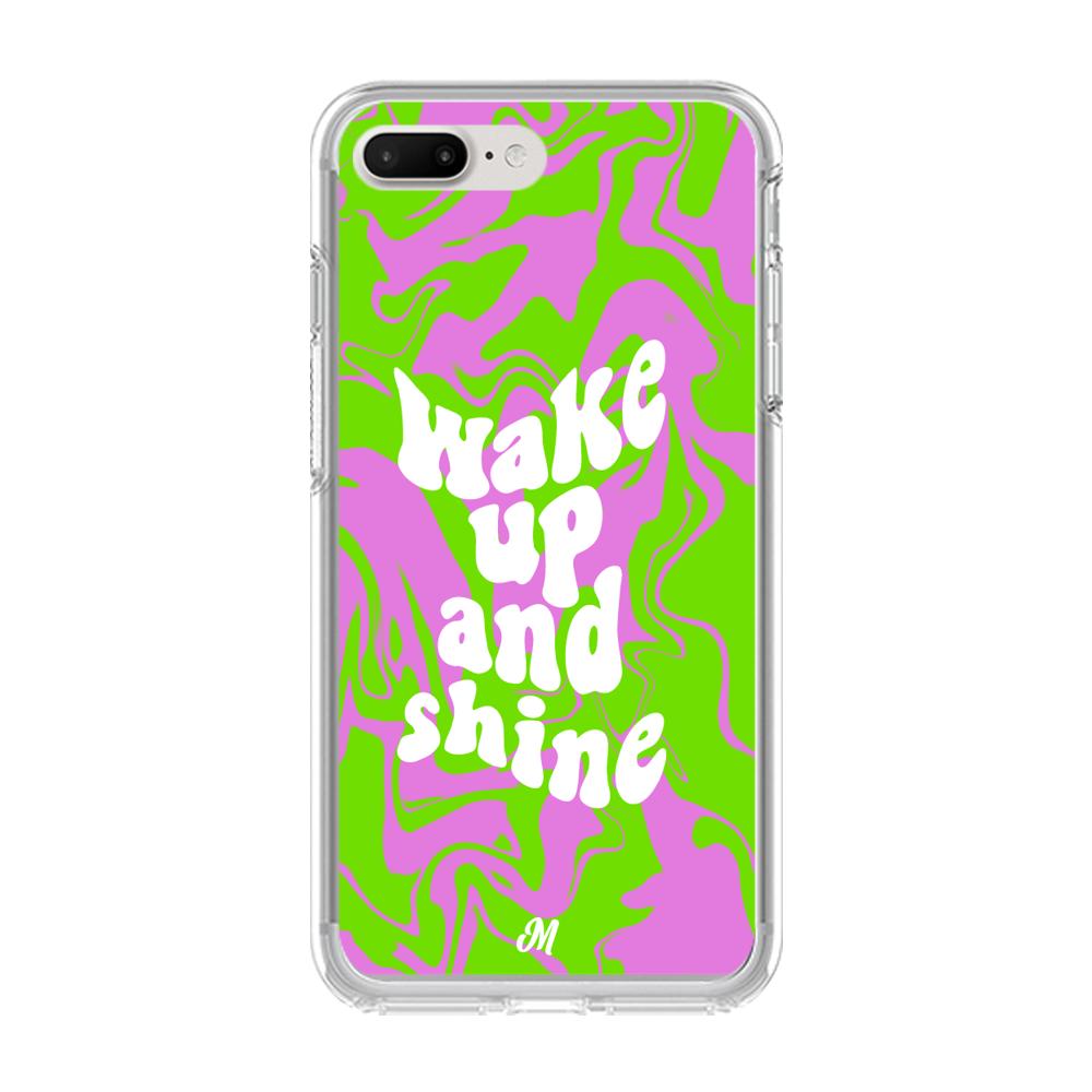 Case para iphone 8 plus wake up and shine - Mandala Cases