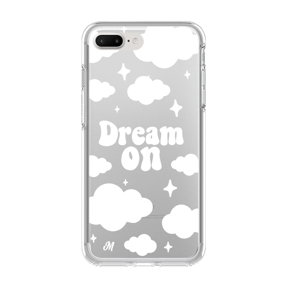 Case para iphone 8 plus Dream on blanco - Mandala Cases