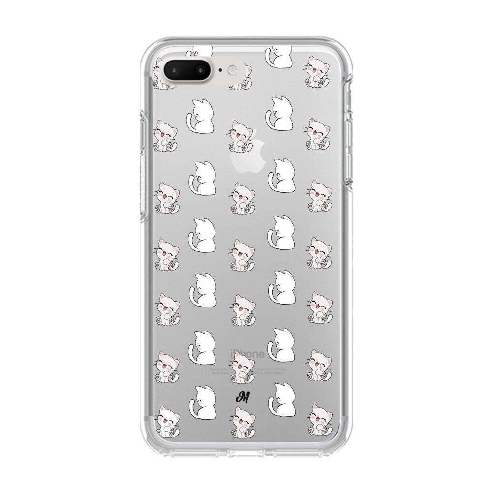 Case para iphone 8 plus Little Cats - Mandala Cases