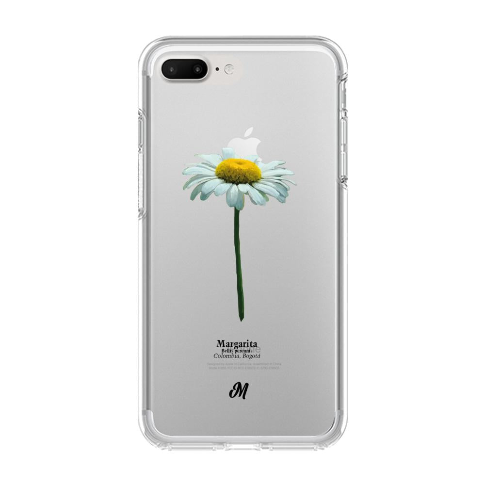 Case para iphone 8 plus Margarita solitaria - Mandala Cases