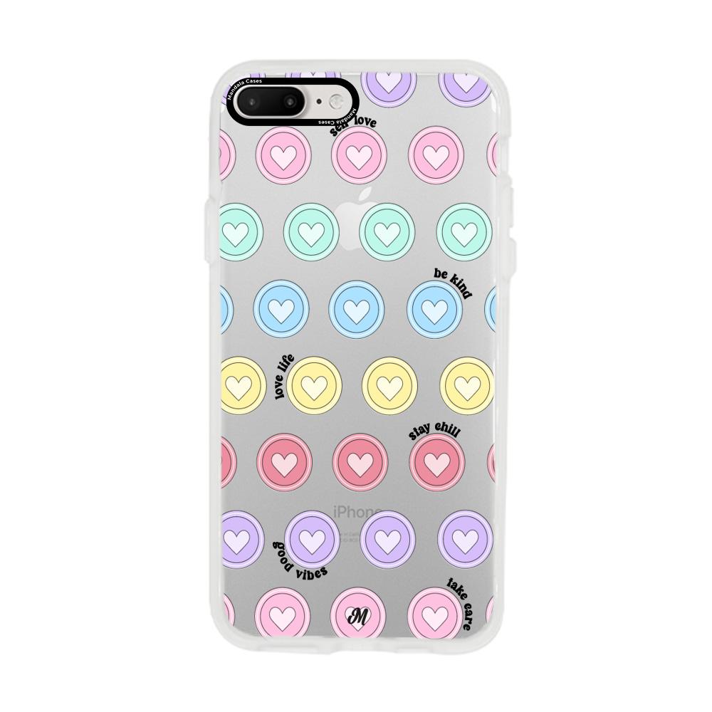 Case para iphone 8 plus Sellos de amor - Mandala Cases