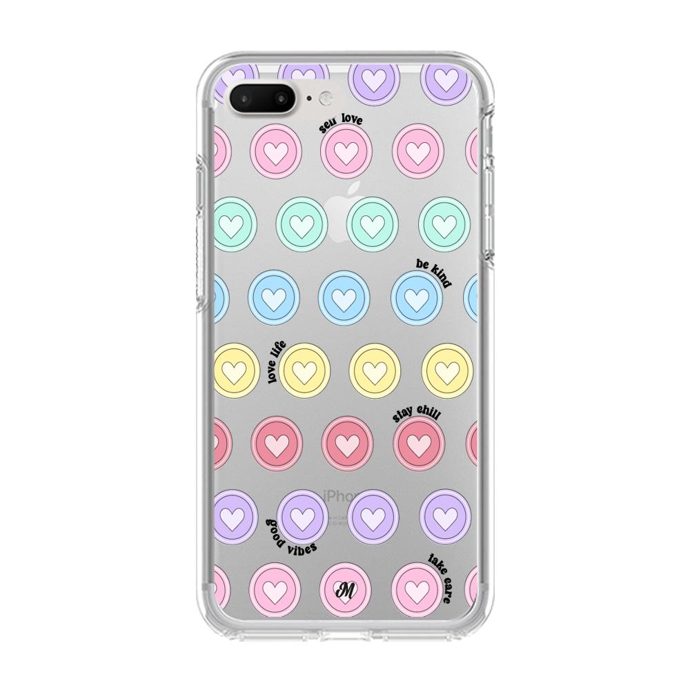Case para iphone 8 plus Sellos de amor - Mandala Cases