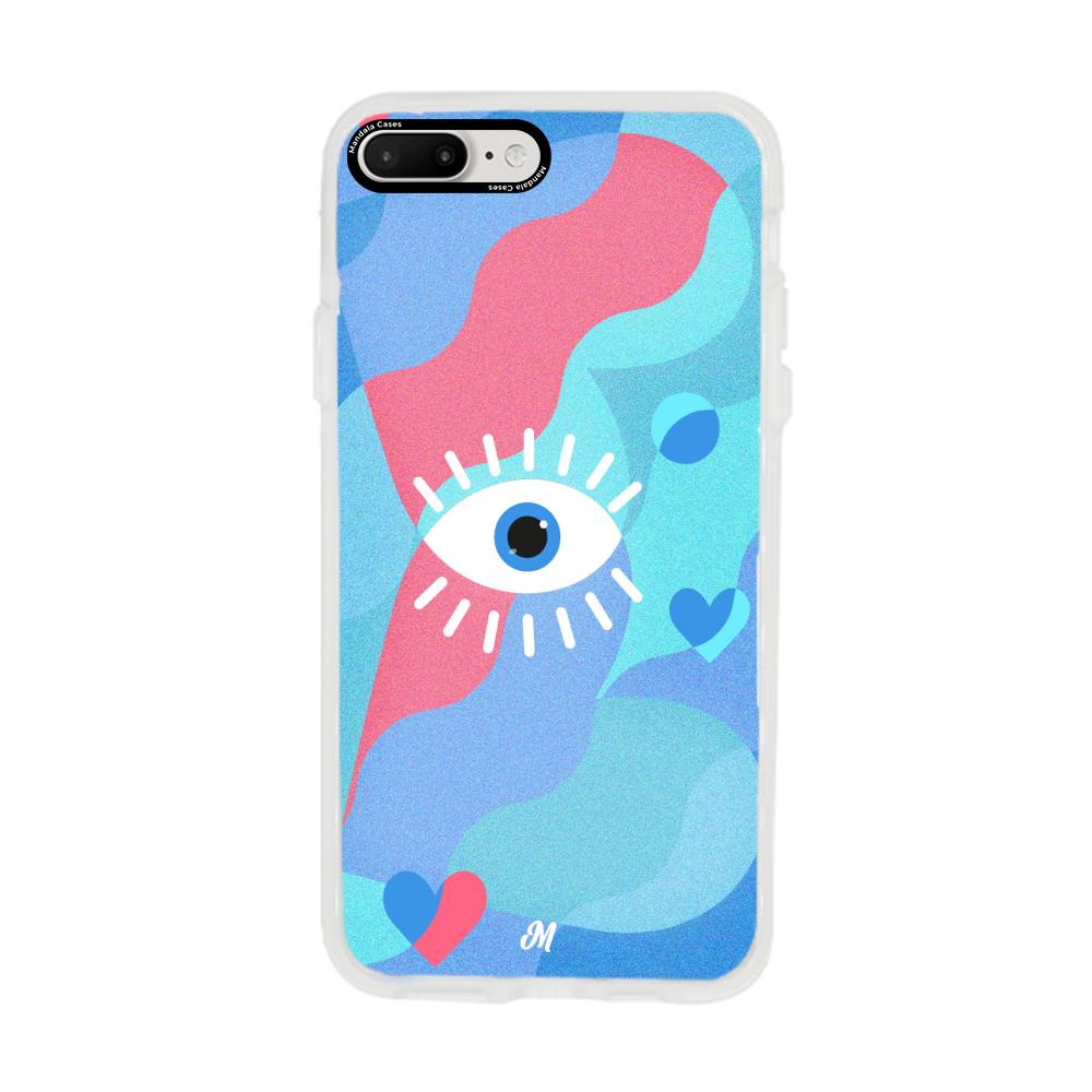 Case para iphone 8 plus Amor azul - Mandala Cases