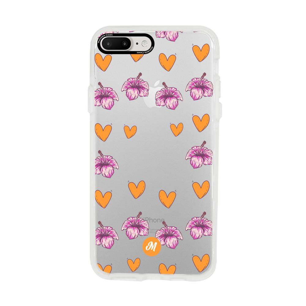 Cases para iphone 8 plus Amor naranja - Mandala Cases
