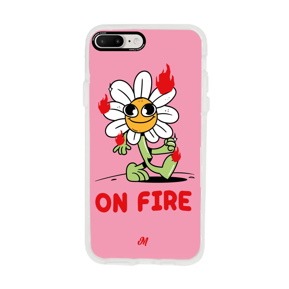 Cases para iphone 8 plus ON FIRE - Mandala Cases