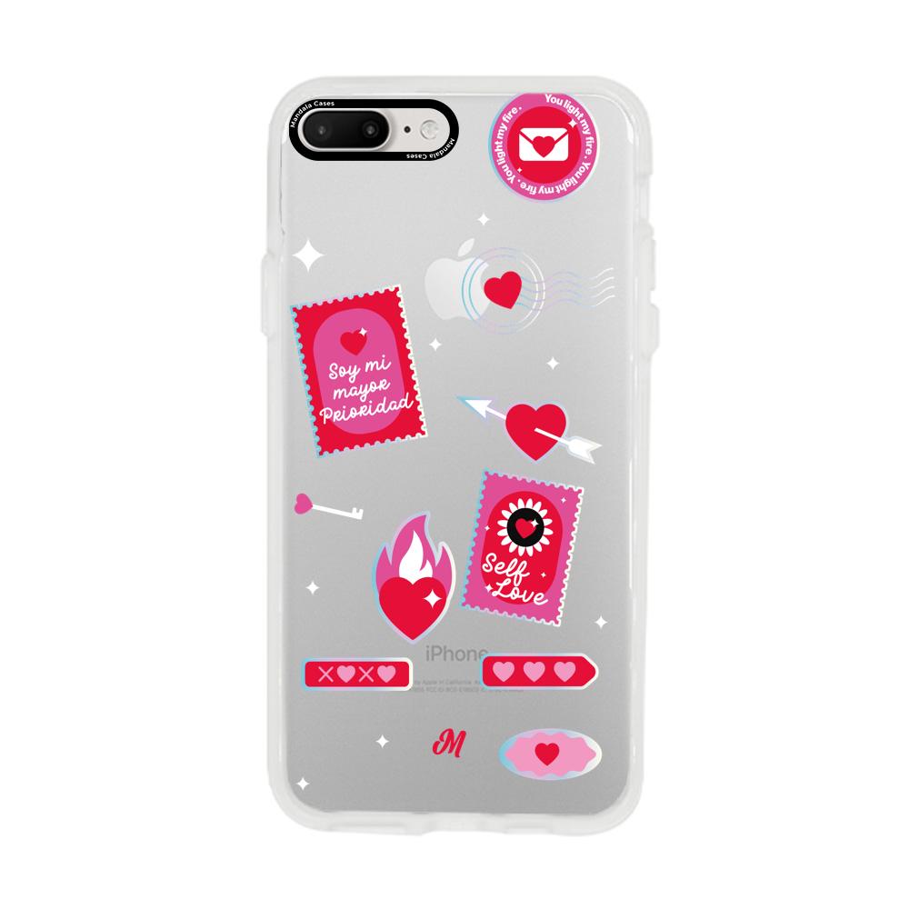 Cases para iphone 8 plus Amor Interior - Mandala Cases