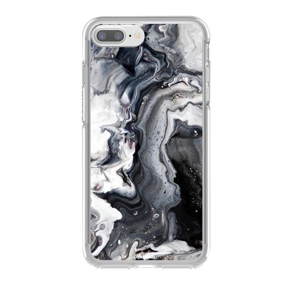 Estuches para iphone 8 plus - Black Marble Case  - Mandala Cases