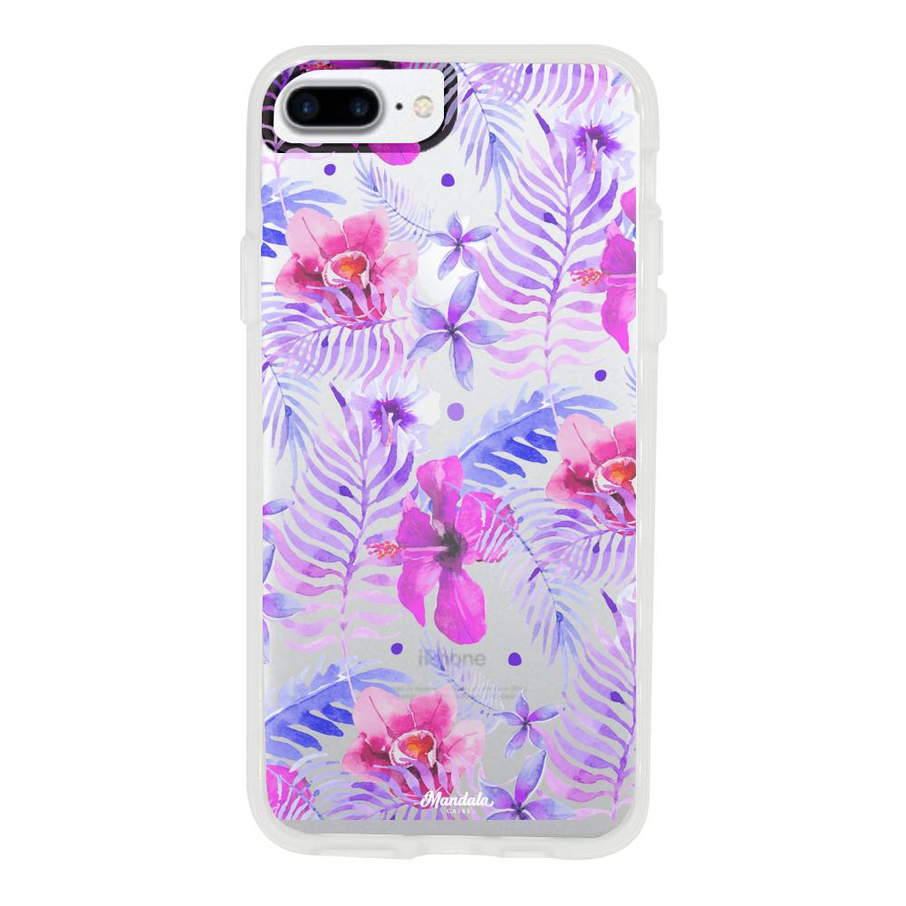 Case para iphone 8 plus de Flores Hawaianas - Mandala Cases