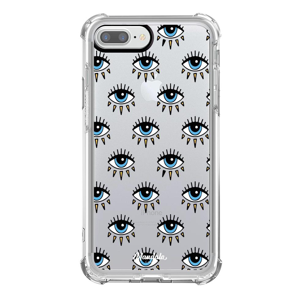 Estuches para iphone 8 plus - Light Blue Eyes Case  - Mandala Cases