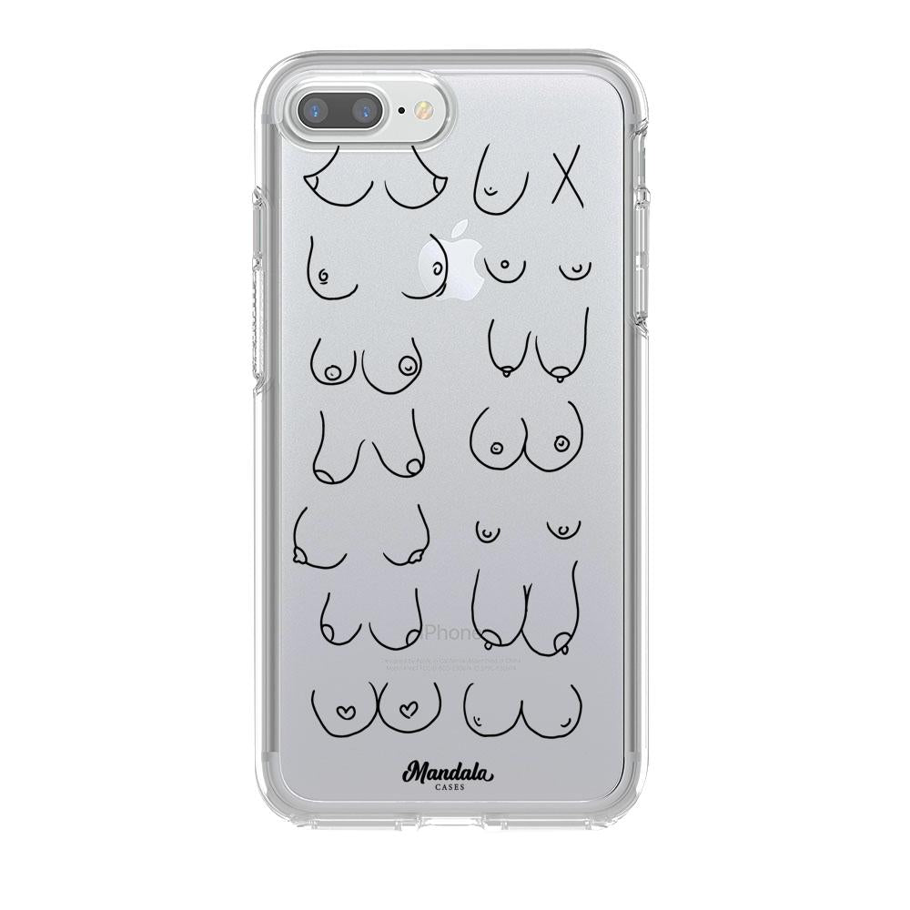 Estuches para iphone 8 plus - Boobs Case  - Mandala Cases