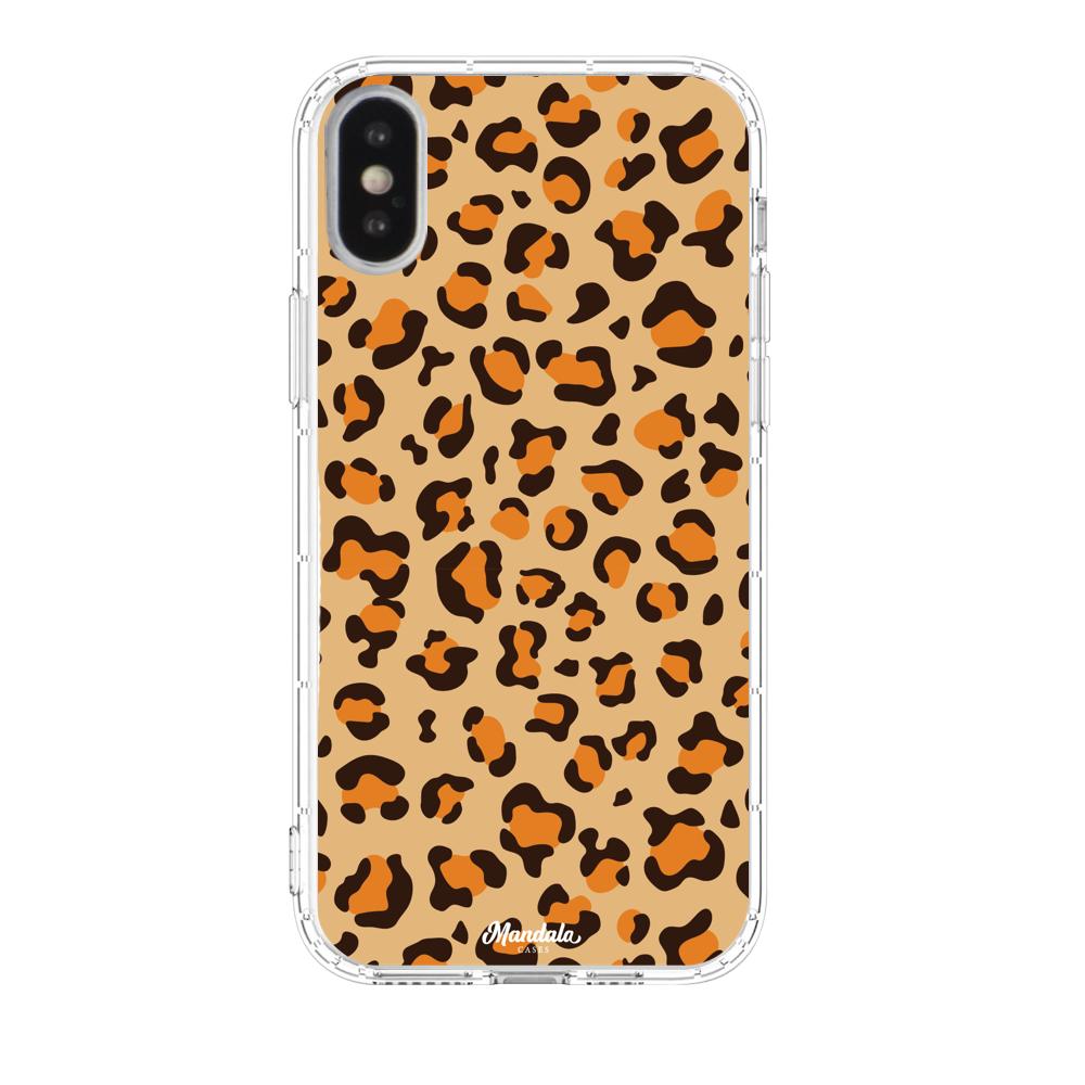 Case para iphone x Funda de Leopardo  - Mandala Cases