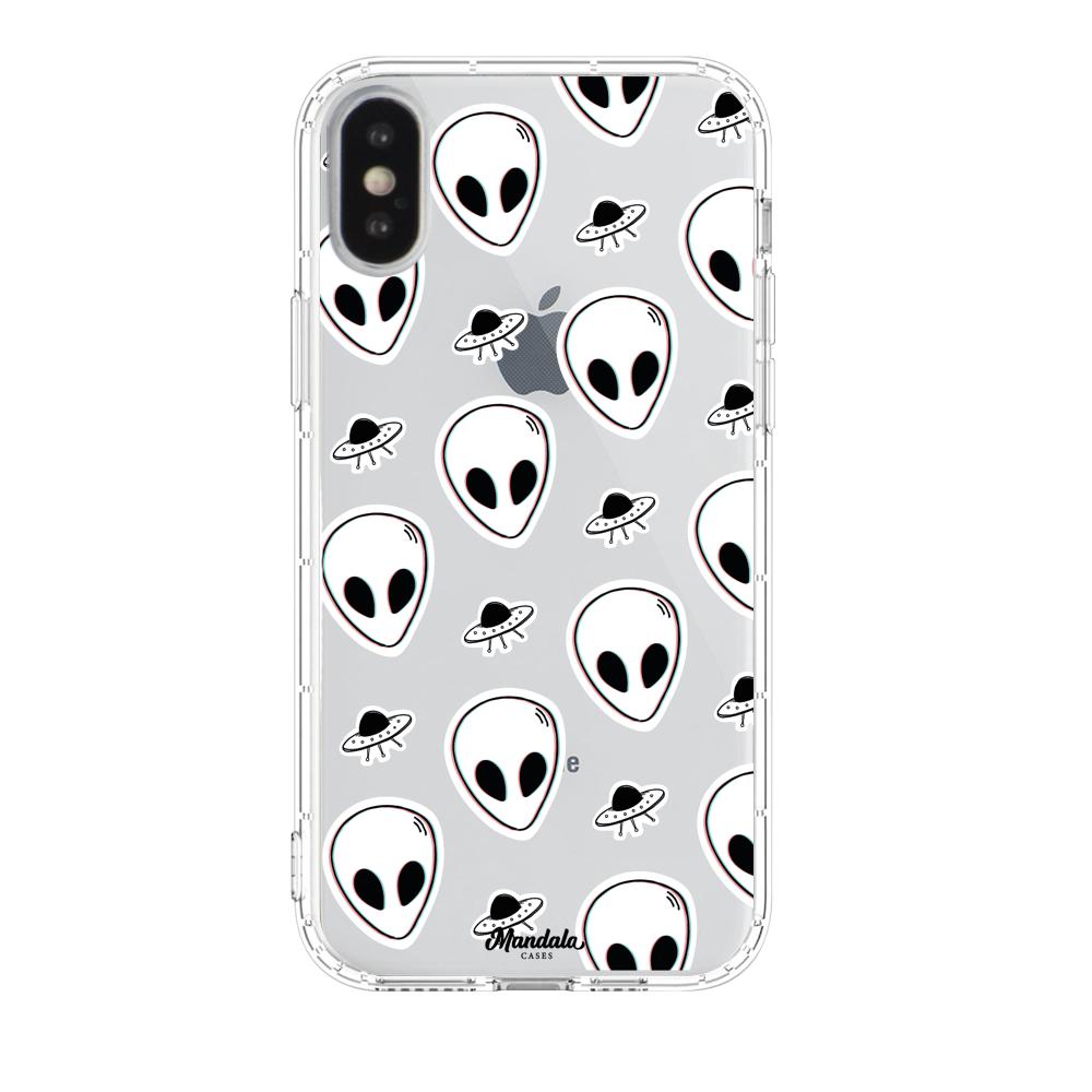 Case para iphone x Funda de Aliens  - Mandala Cases