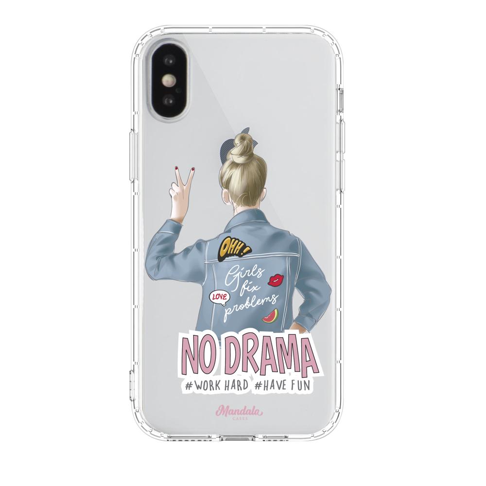 Case para iphone x Funda No Drama - Mandala Cases