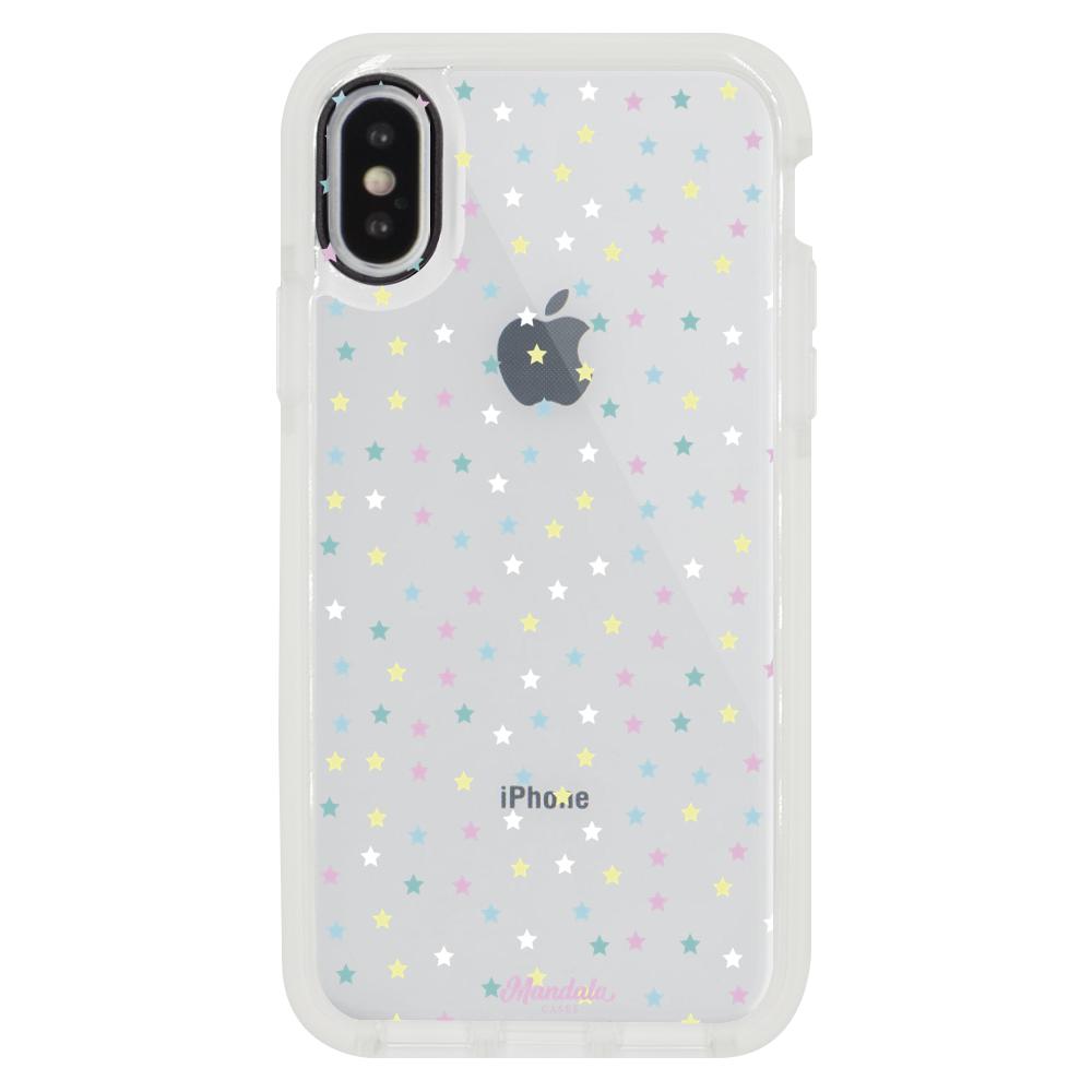 Case para iphone x Funda Estrellas Blancas - Mandala Cases