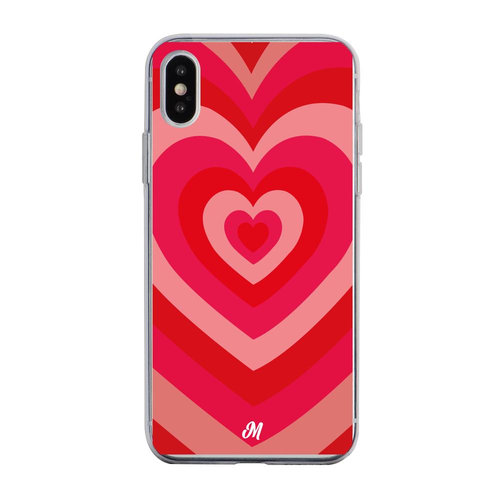Case para iphone x de Corazones - Mandala Cases