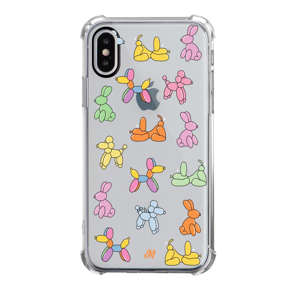 Case para iphone x Globos de mascotas - Mandala Cases