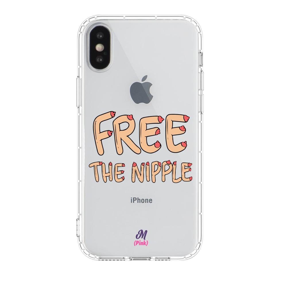 Case para iphone x Free the nipple - Mandala Cases