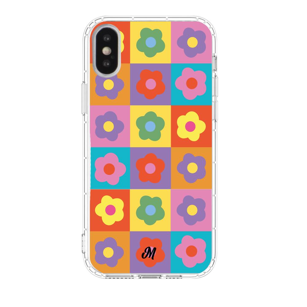 Case para iphone x Colors and Flowers - Mandala Cases