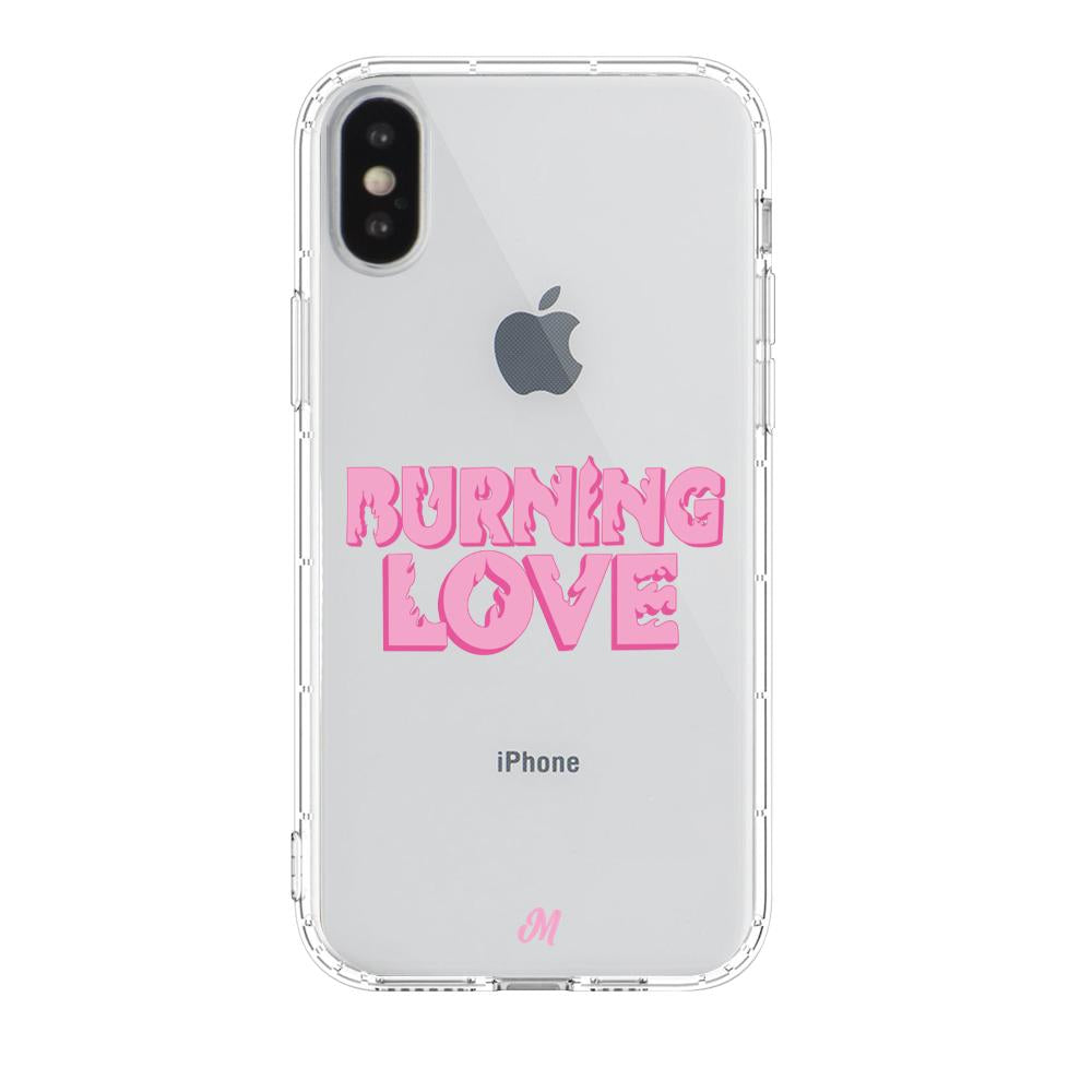 Case para iphone x Funda Burning Love  - Mandala Cases
