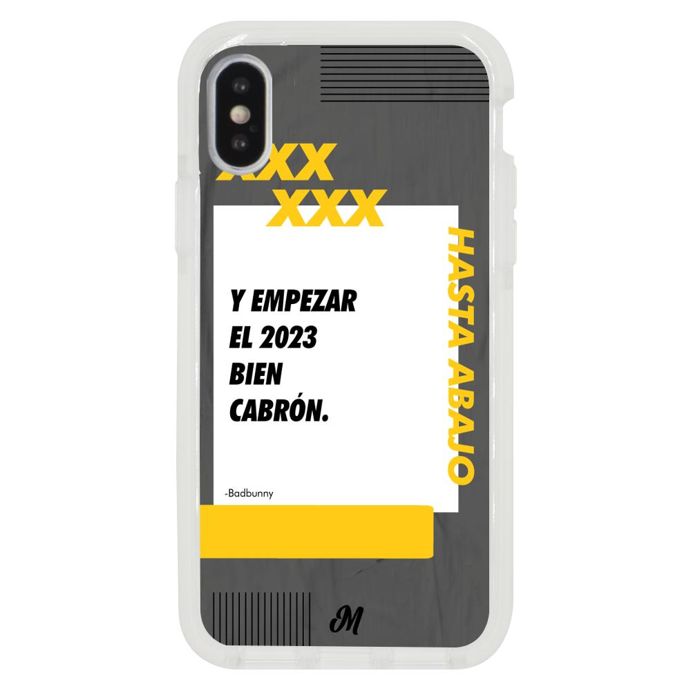 Case para iphone x Y empezar el 2023 negro - Mandala Cases