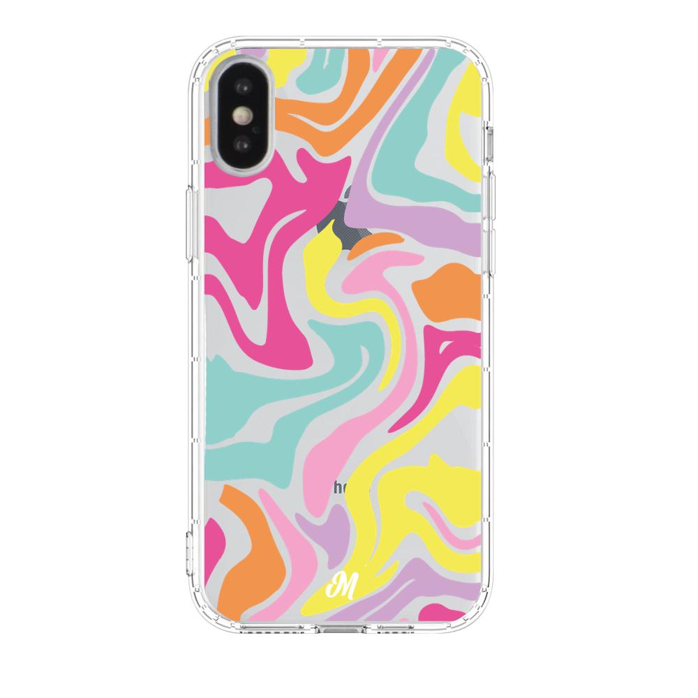 Case para iphone x Color lines - Mandala Cases