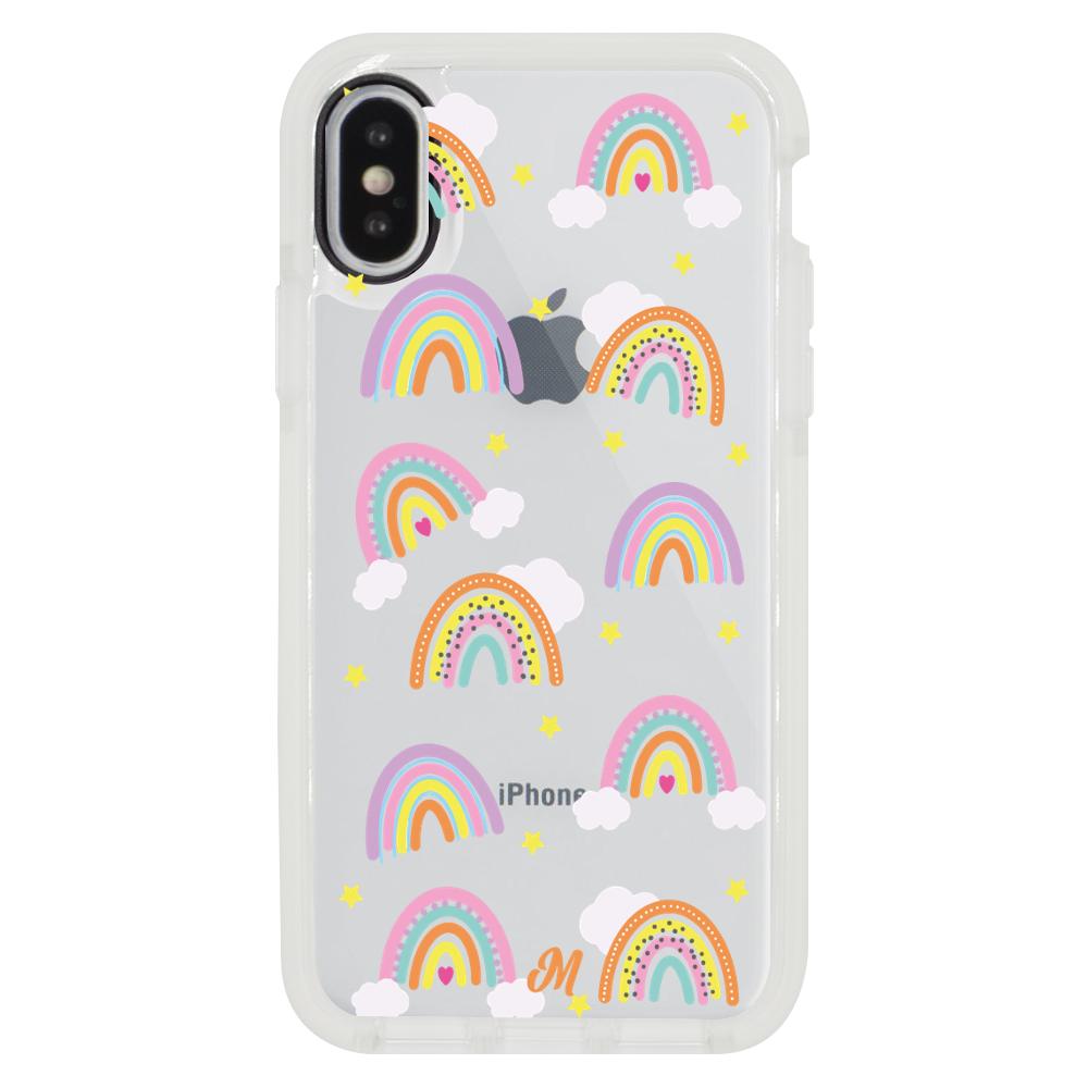 Case para iphone x Fiesta arcoíris - Mandala Cases