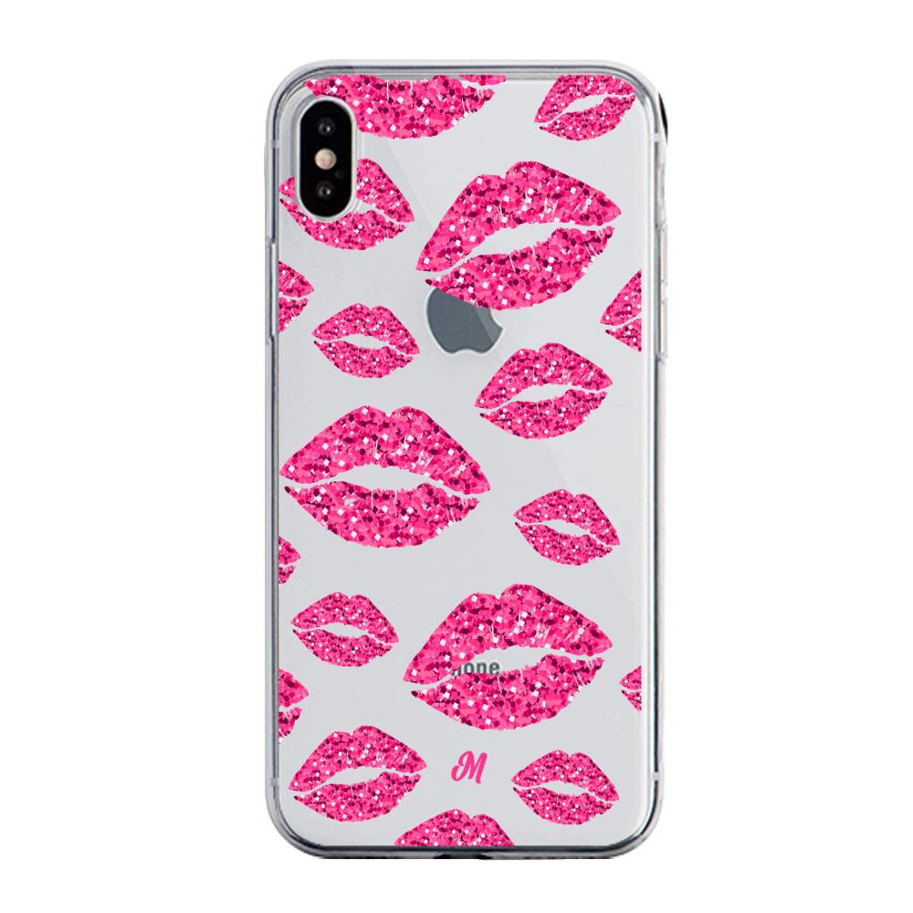 Case para iphone x Glitter kiss - Mandala Cases