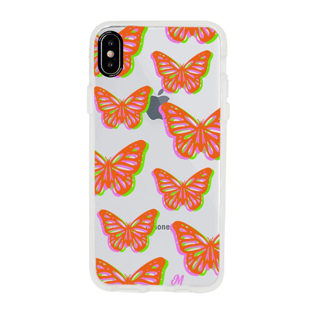 Case para iphone x Mariposas rojas aesthetic - Mandala Cases