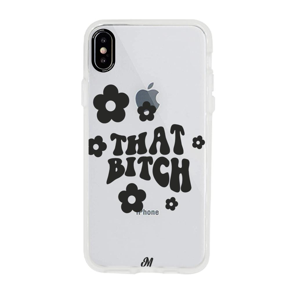 Case para iphone x that bitch negro - Mandala Cases