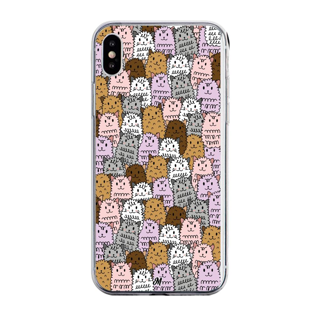 Case para iphone x Ovejas coloridas - Mandala Cases