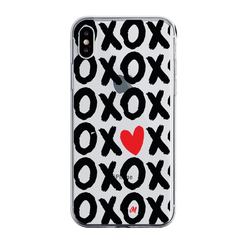 Case para iphone x OXOX Besos y Abrazos - Mandala Cases