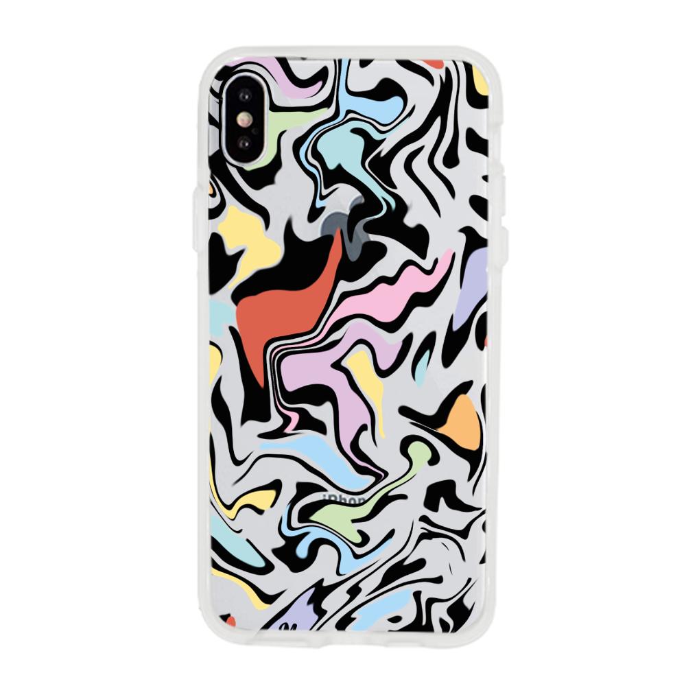 Case para iphone x Lineas coloridas - Mandala Cases