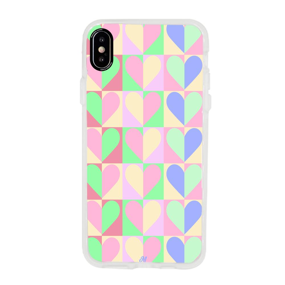 Case para iphone x Corazones Lovely - Mandala Cases