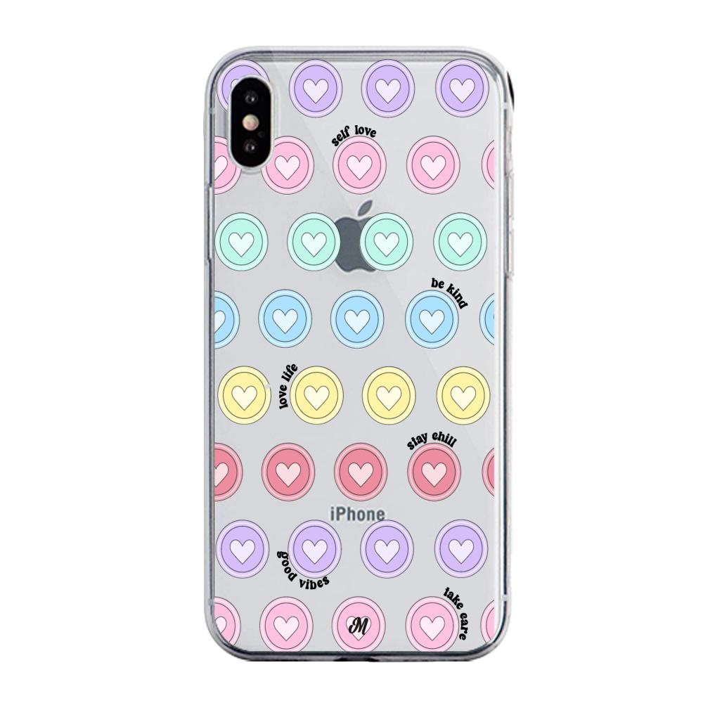 Case para iphone x Sellos de amor - Mandala Cases