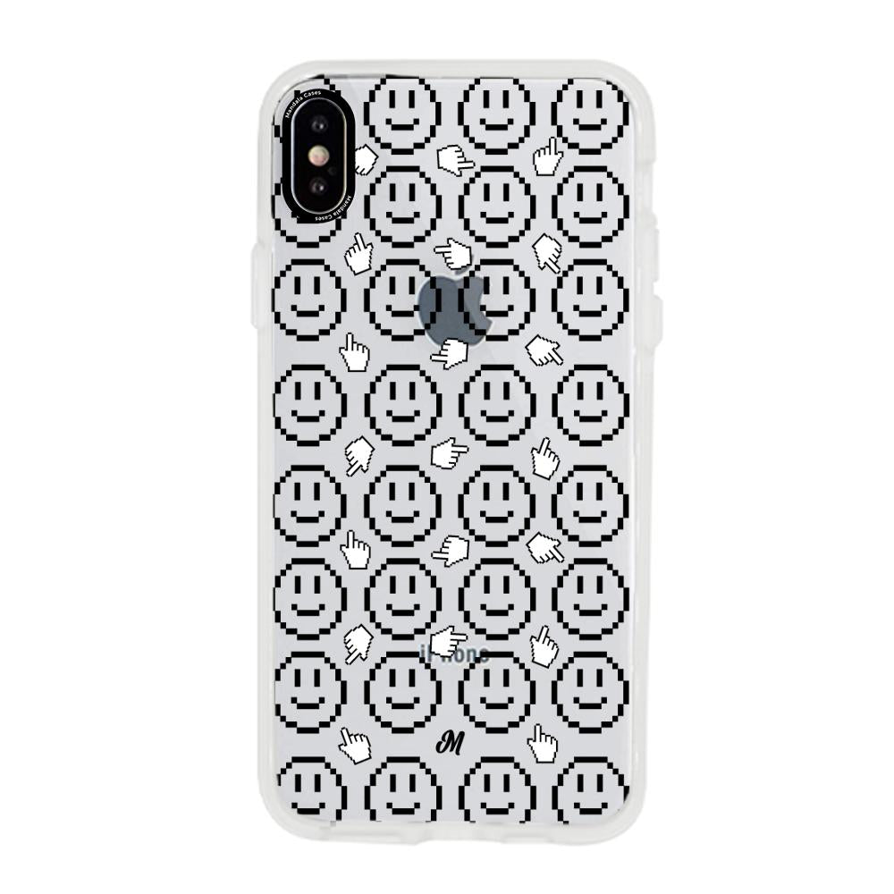 Case para iphone x Caritas pixel - Mandala Cases