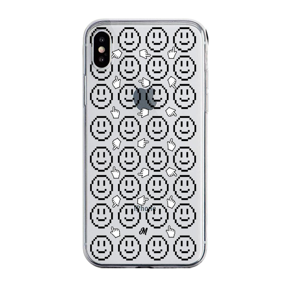 Case para iphone x Caritas pixel - Mandala Cases