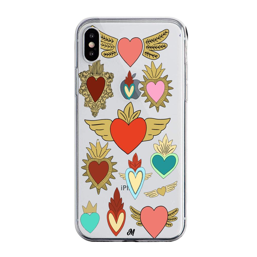 Case para iphone x corazon angel - Mandala Cases