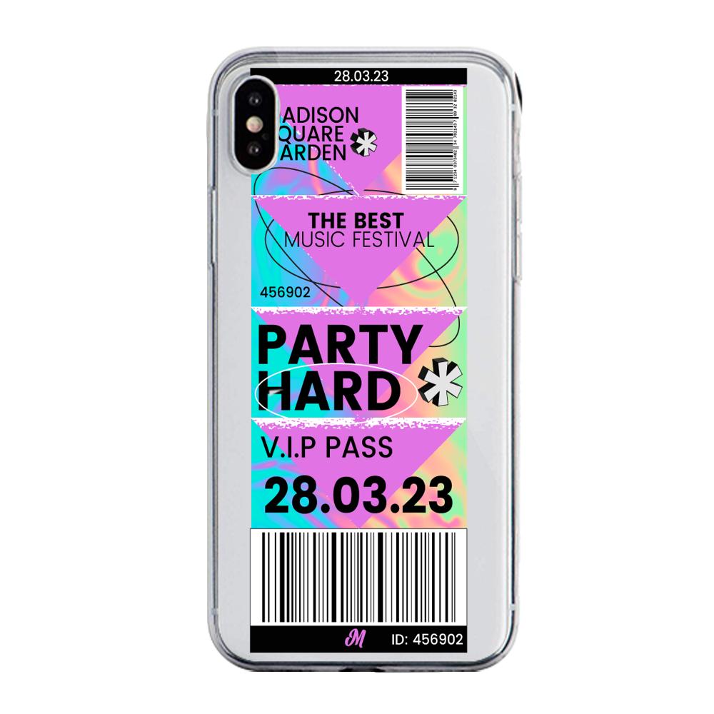Case para iphone x party hard - Mandala Cases