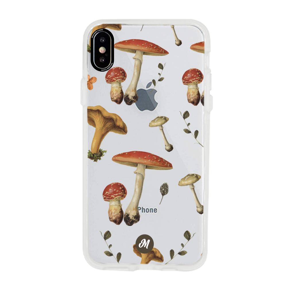 Cases para iphone x Mushroom texture - Mandala Cases